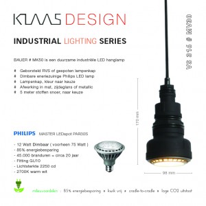 Klaas Design - Industrial Lighting Series